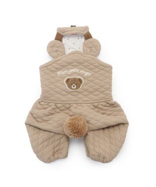 PET PARADISE ペットパラダイス くまちゃん キルト オーバーオール 小型犬 くまちゃん