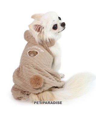  ペットパラダイス くまちゃん キルト オーバーオール 小型犬