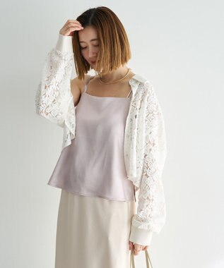 YECCA VECCA [2SET]キャミレイヤードレースシャツ