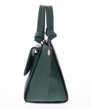 LANVIN en Bleu ルイーズ 2wayトートバッグ（ポーチ付き） ダークグリーン