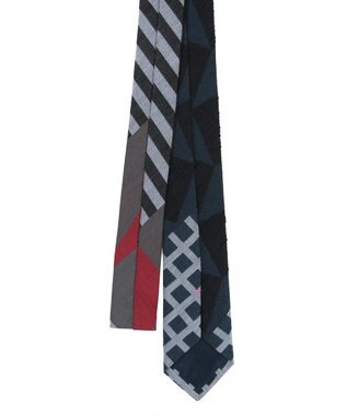 POLS 播州織 ネクタイ ネイビー