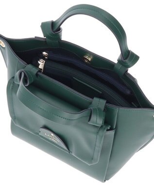 LANVIN en Bleu ルイーズ 2wayトートバッグ（ポーチ付き） ダークグリーン