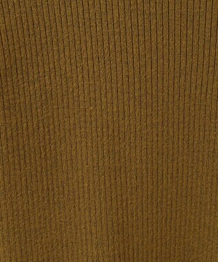 Green Parks もちっと袖配色ボートネックニットプルオーハ Green