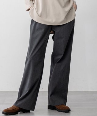 23区 【撥水加工/洗える】ドライ2WAYストレッチ ドロスト ワイド パンツ
