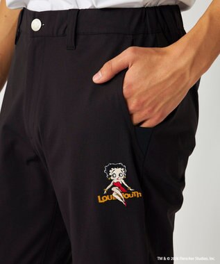 FILA GOLF／marie claire 【LOUDMOUTH×Betty Boop™】メンズ ロングパンツ Black
