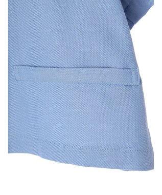 earth music&ecology リサイクルポリエステルブレンドショートシャツ Sax