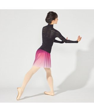 Chacott 【ノーソーイングニット】ノーソーイングハイネックトップ ブラック