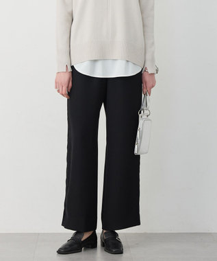 ICB L ベルベットライン トラックワイドパンツ