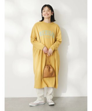 CRAFT STANDARD BOUTIQUE １０／ーウ゛ィンテージ風天竺　ＰＴ　ＯＰ　Ｌ／Ｓ Mustard