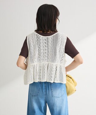 Green Parks レースベスト Ivory