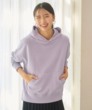 ANY 【8色展開・洗濯機可】春めきカラフルパーカー ラベンダー