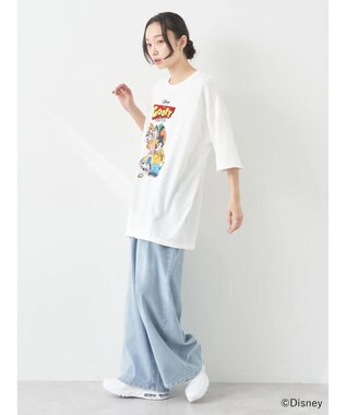 earth music&ecology Ｇｏｏｆｙ＆Ｍａｘ／フロントアートＢＩＧＴｅｅ White