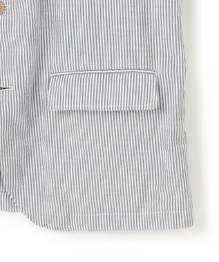 J.PRESS MEN 【WEB・一部店舗限定】シアサッカーセットアップ ジャケット ネイビー系1