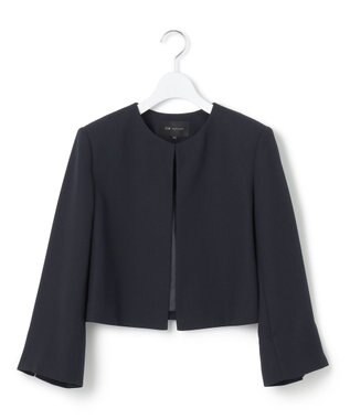 23区 S 【APPLAUDIR】バックサテンジョーゼット ジャケット ネイビー系