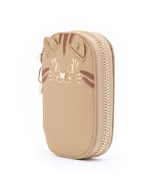 ANNA SUI TITIキーケース キー＆カードケース（マチあり） ブラウン