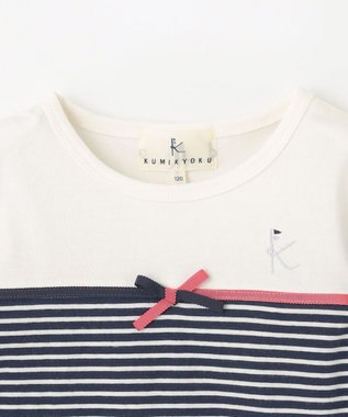 組曲 KIDS 【110-140cm】トリコボーダー Tシャツ ネイビー系1