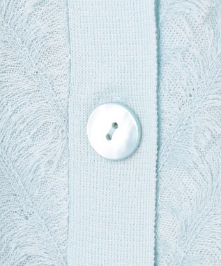 自由区 【カトリエムブーケ】Jacquard coupe ライトカーディガン サックス