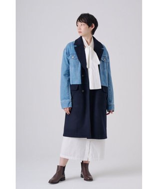 Ripo trenta anni 2FABRIC CHESTER CT ファブリックチェスターコート NAVY