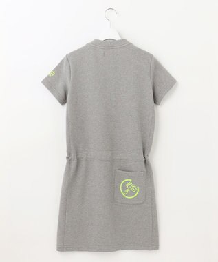 PW CIRCULUS 【WOMEN】アスレジャー 裏毛 モックネック ワンピース ライトグレー系