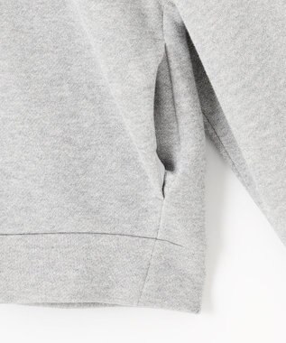 組曲 【WEB限定】シャイニーラメ パーカー シルバー系