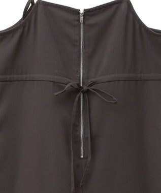 Green Parks ウエストリボンサロペット Gray