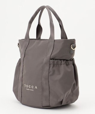 TOCCA 【WEB＆一部店舗限定・撥水・環境にやさしい素材】SANA SIDEPOCKET TOTE トートバッグ ベージュ系