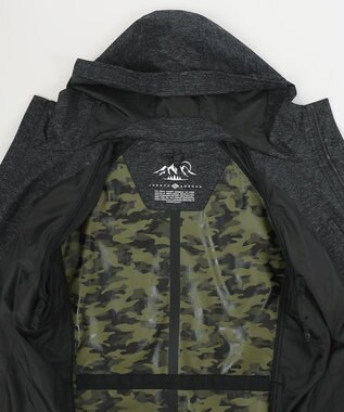 JOSEPH ABBOUD MOUNTAIN 【UNISEX】ホットピアスラブジャガードカモ コート グレー系7