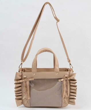 WEGO 【痛バ＆推し活グッズ】きらめきレースアップフリル痛ショルダー