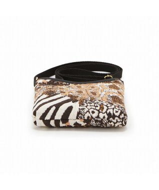 TOPKAPI 【TREASURE TOPKAPI】アニマルジャガード ミニポシェット ショルダーバッグ ベージュ