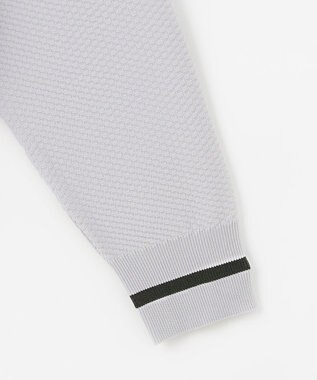 23区GOLF 【MEN】【ウォッシャブル】ニットカーデガン 軽く羽織れて動きやすい 日常使いに便利 ライトグレー系