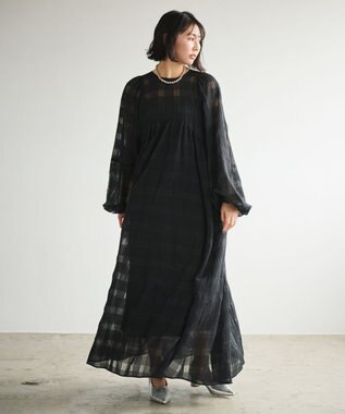 #Newans インナーキャミソールワンピース ブラック