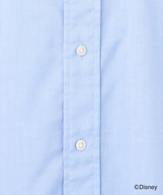 J.PRESS MEN 【DISNEY COLLECTION】【UNISEX】ピンオックス シャツ/ B.D. / ミッキーマウス サックスブルー系