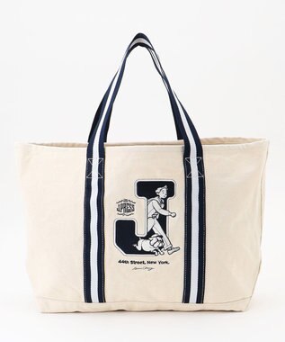 J.PRESS MEN 【AaronChang】【UNISEX】アイビー トートバッグ ホワイト系