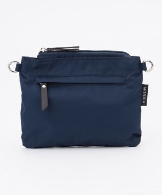 LA BAGAGERIE 【MONICA】ポーチ付き4WAYリュックサック ネイビー