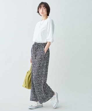 ANY ライトブッチャーリラックスパンツ ブラック系