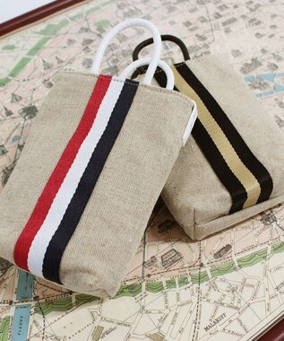 ROOTOTE 0660【直営店限定:ミニショルダー】ベビールー.ラインテープ-A 01：ブラック