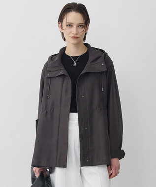 ICB L 【先行予約】テントライン フーデットコート チャコール［シアー］