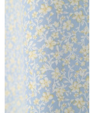 earth music&ecology フラワープリントフレアスカート Sax