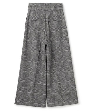 uncrave モールチェック ワイドパンツ グレーチェック