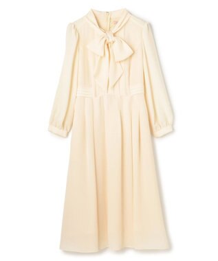 TOCCA 【宮本茉由さん着用】PROMISE RIBBON ROSETTE ドレス イエロー系