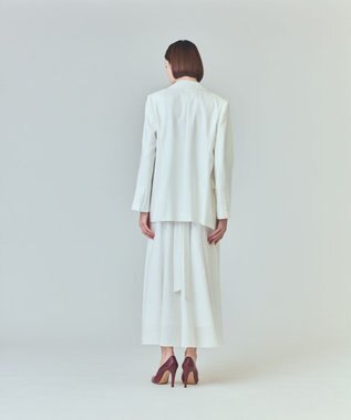 GRACE CONTINENTAL サイドベンツジャケット ホワイト