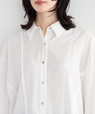 YECCA VECCA ストリングデザインシャツ White