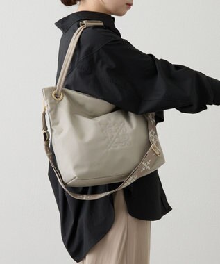 russet コーデュラナイロン3WAYトートバッグ(CE-1662) L.Greige