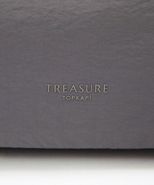 TOPKAPI 【TREASURE TOPKAPI】ナイロン アウトポケット 2way ショルダーバッグ / 軽量 ミディアムグレー