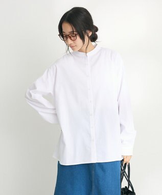 CRAFT STANDARD BOUTIQUE バックフリルシャツ Off White