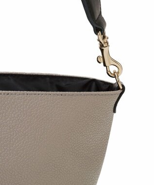 TOPKAPI 【Breath TOPKAPI】SCOTCH GRAIN スコッチグレイン プレーン 2トーンテープ ショルダー バッグ グレージュ
