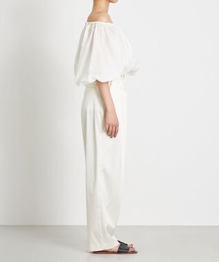 NAVE 【Nave　洗える】シアーリリーブラウス ホワイト系