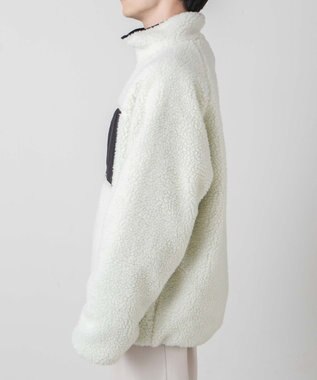 WEGO リバーシブルボアブルゾン ホワイト