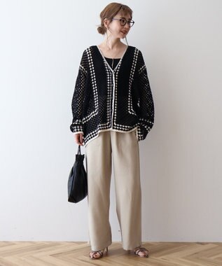 AMERICAN HOLIC 【接触冷感】ベイカーリラックスパンツ Beige