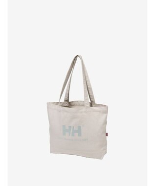 HELLY HANSEN オーガニックコットンロゴトートM アクアグレー